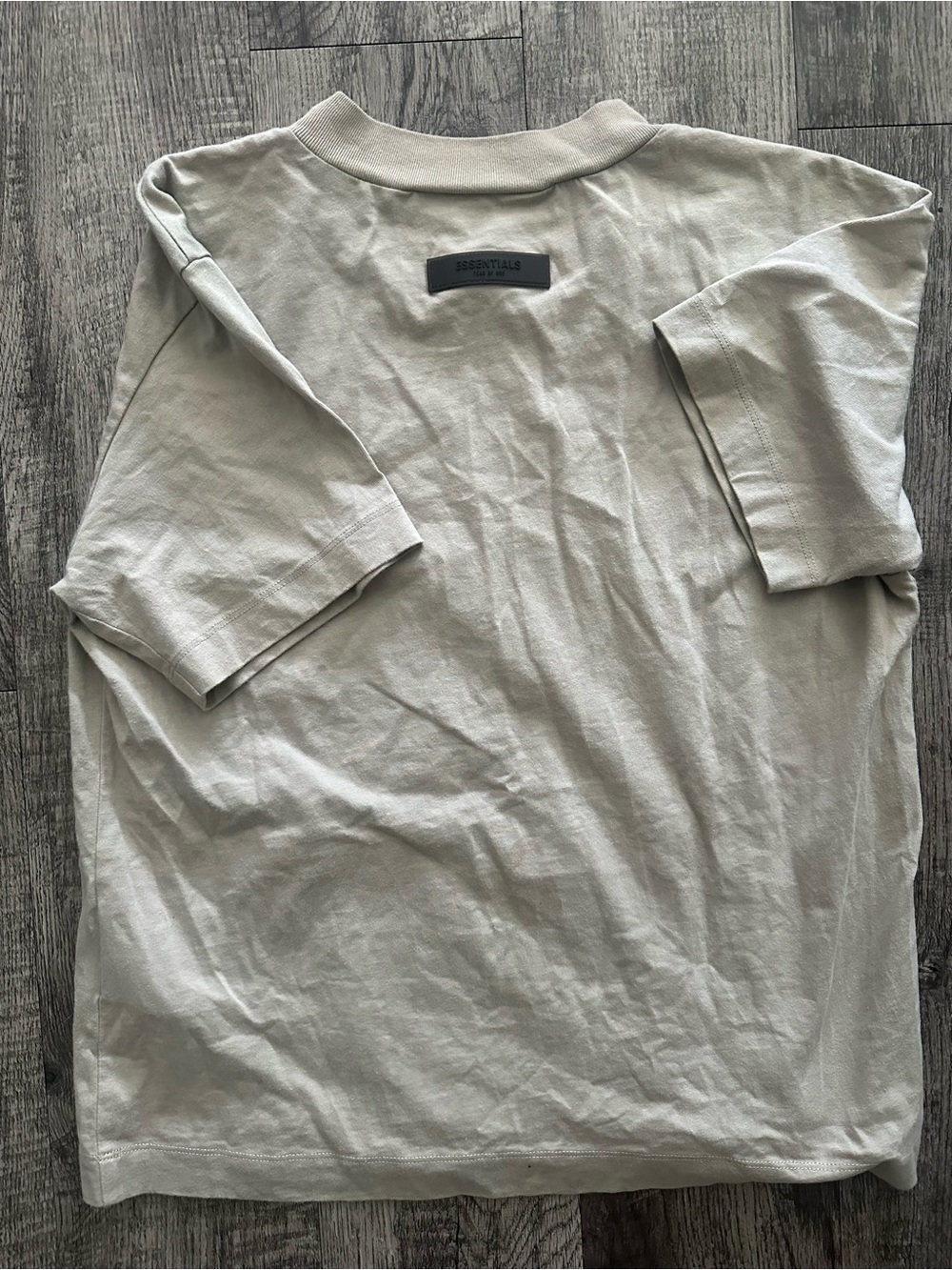 ESSENTIALS Women’s Light Gray Crewneck T-Shirt